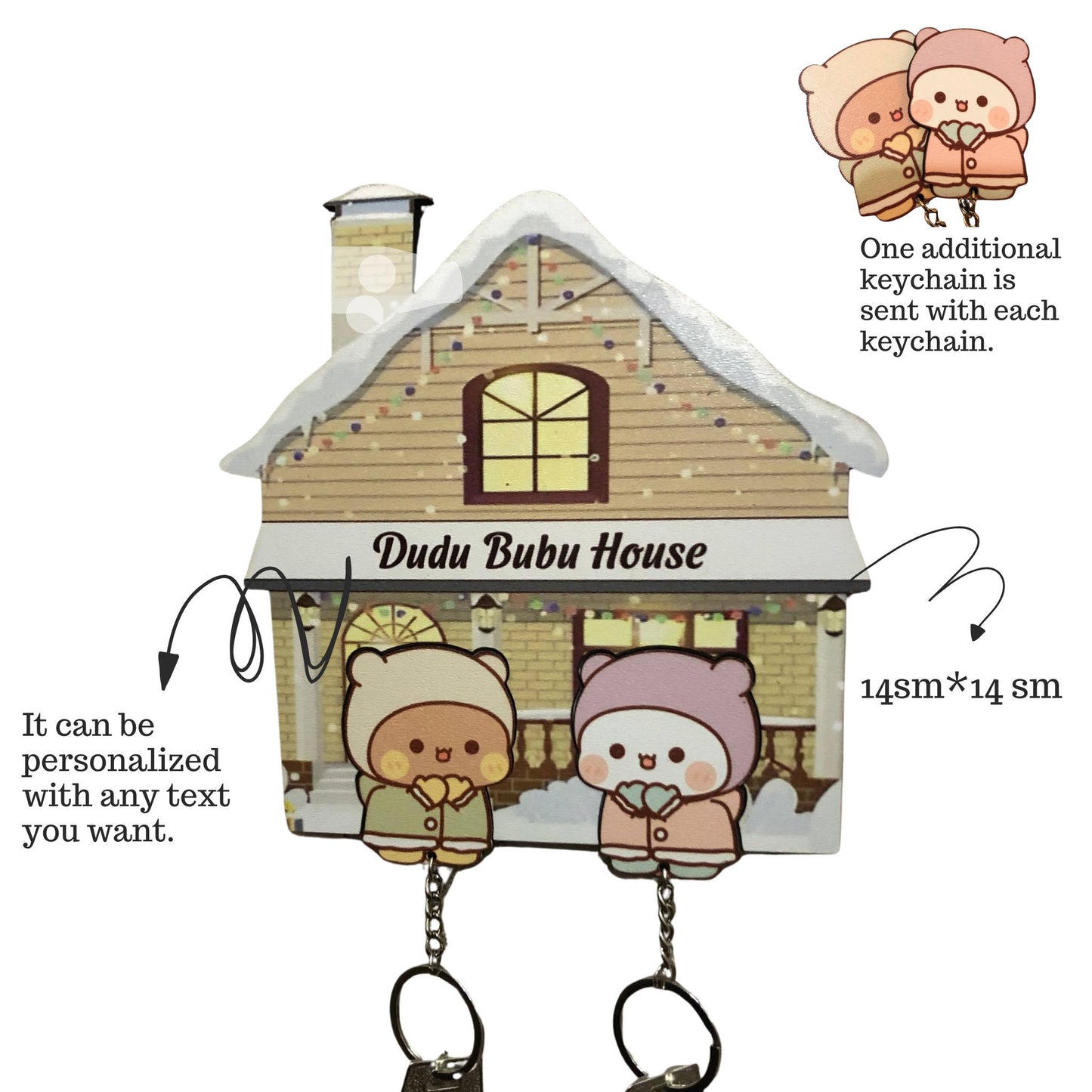 Winter Dudu&Bubu Handmade Keychain ™