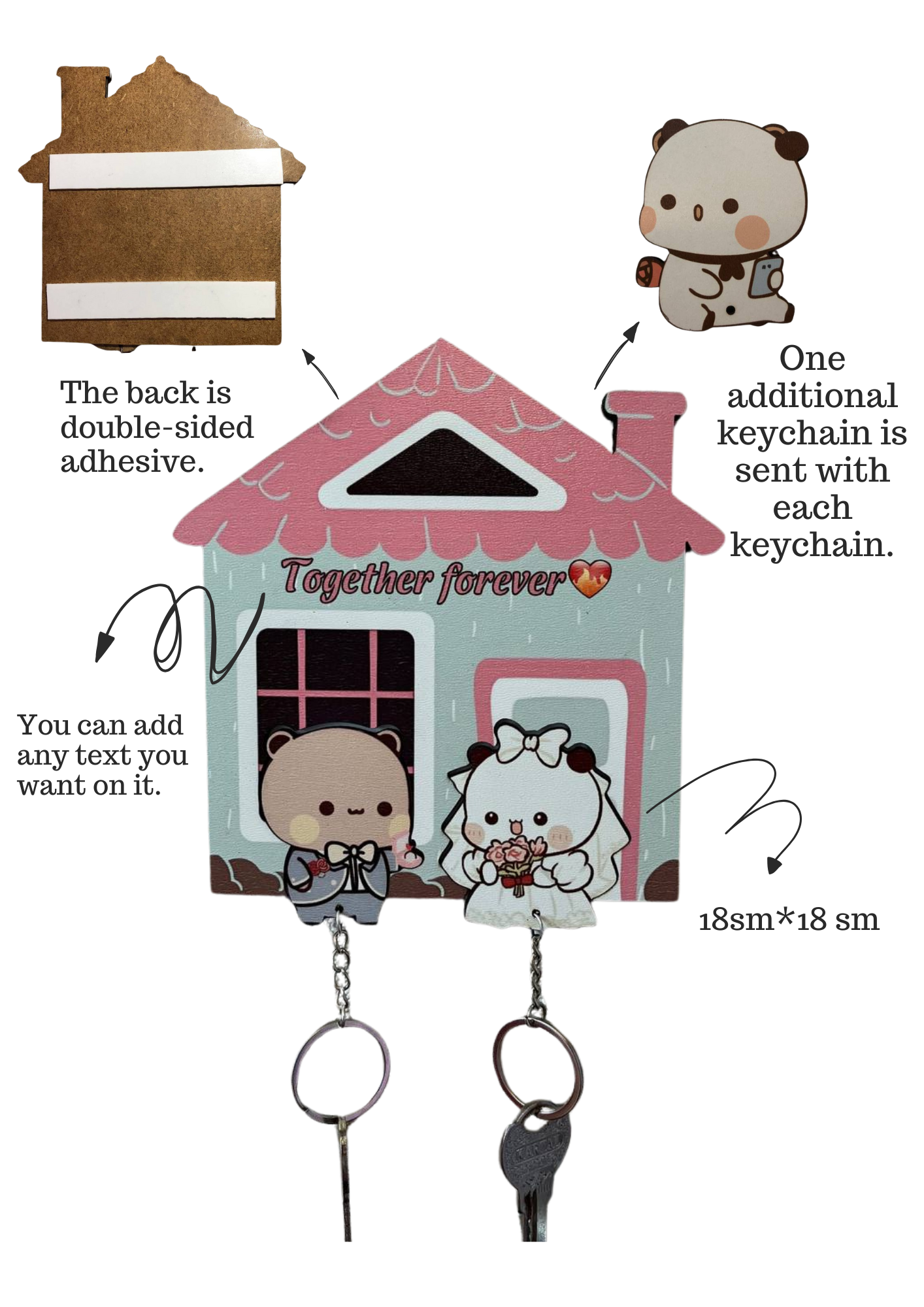 Together Forever Handmade Keychain ™