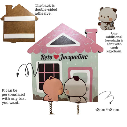 Kissing Couple Handmade Love Keychain ™