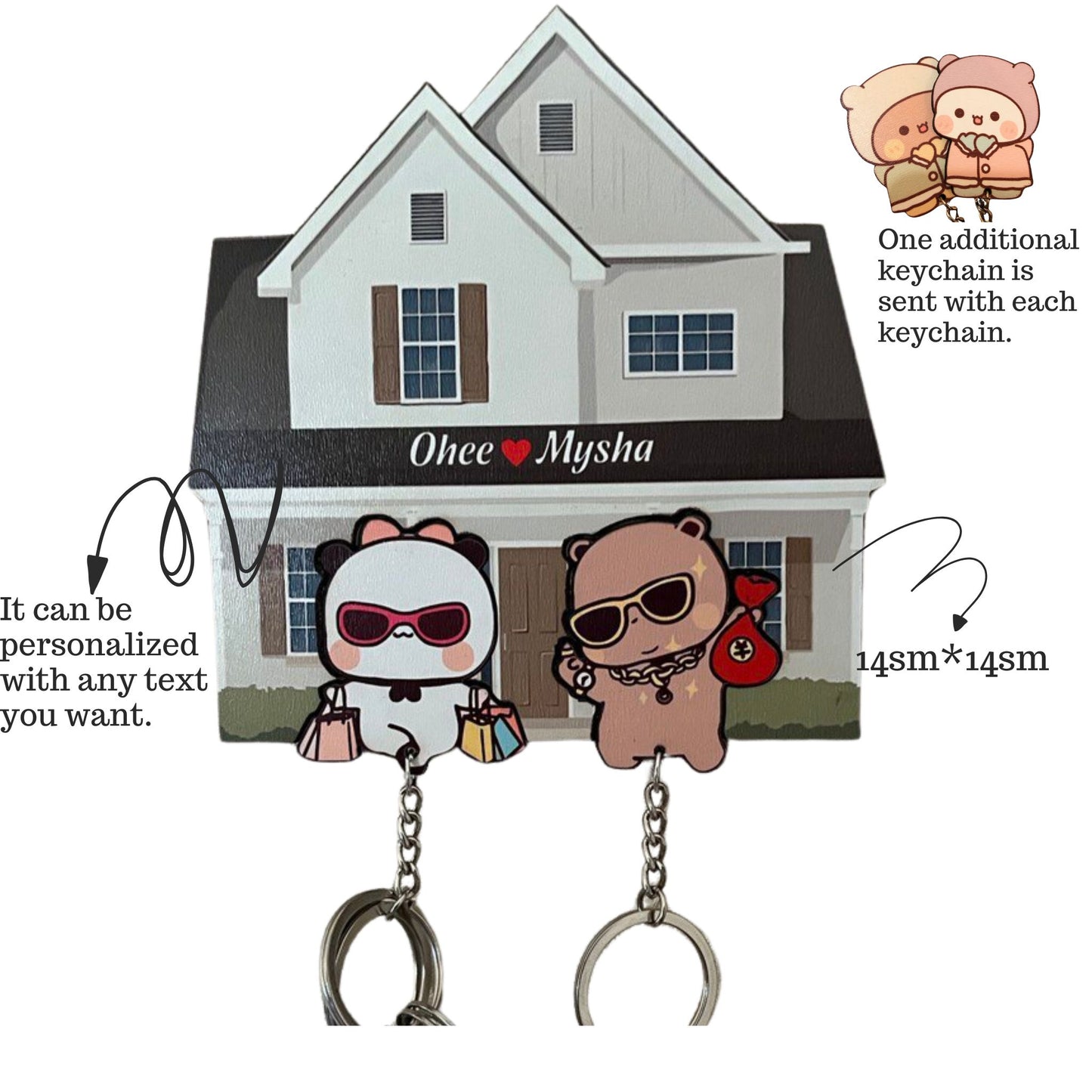 Rich Life Handmade Keychain ™