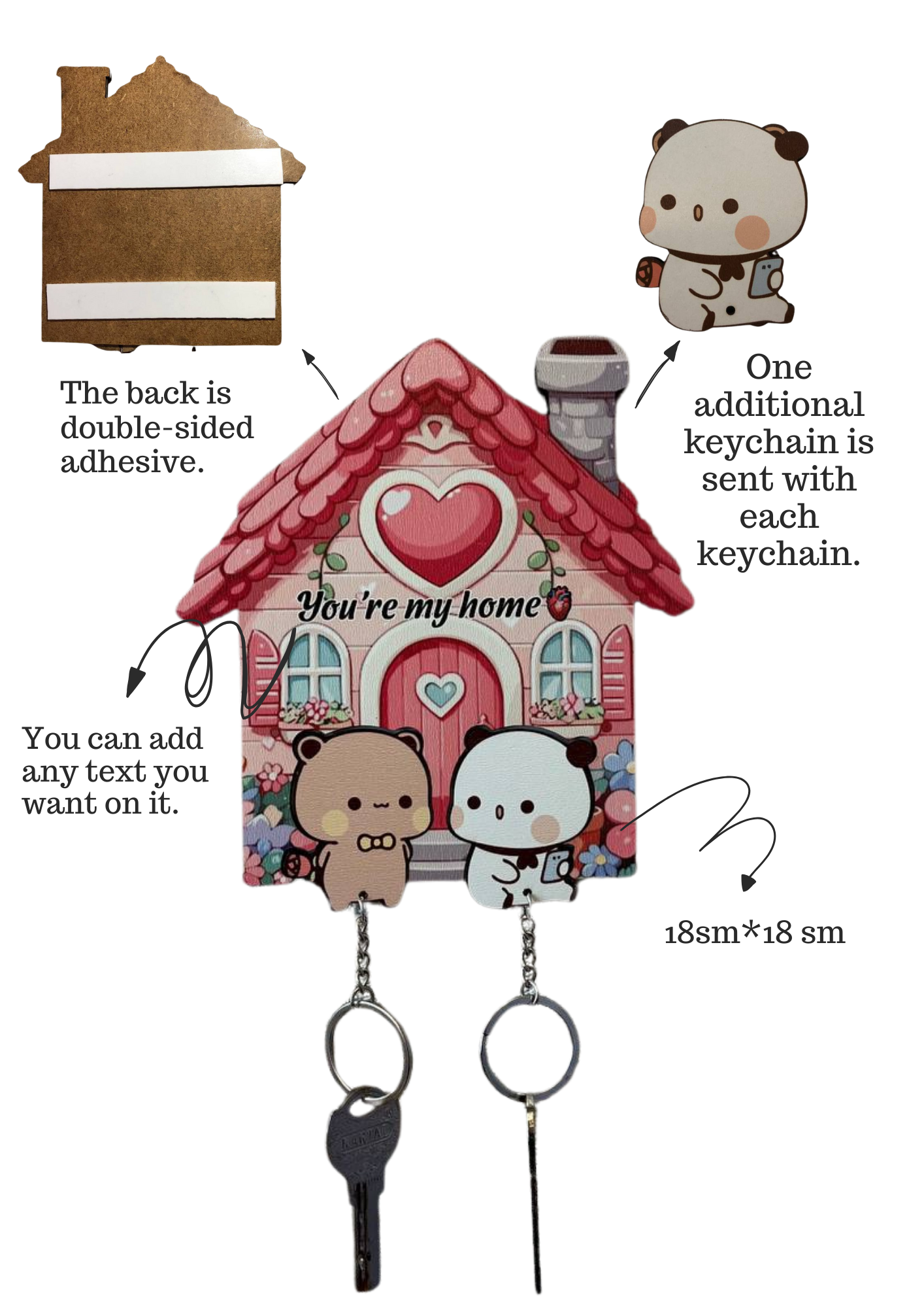 My Home Handmade Keychain ™