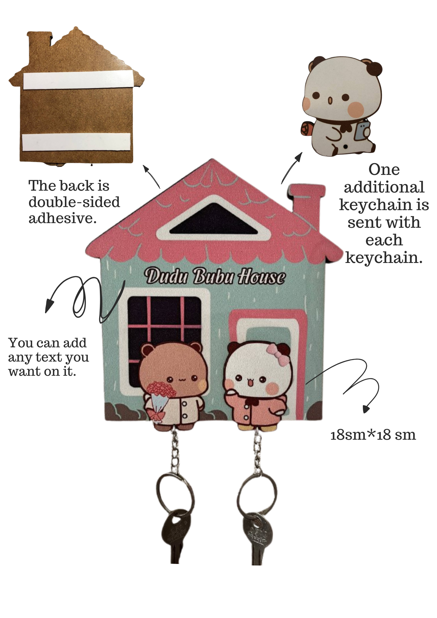 Bloom of  Handmade Love Keychain ™